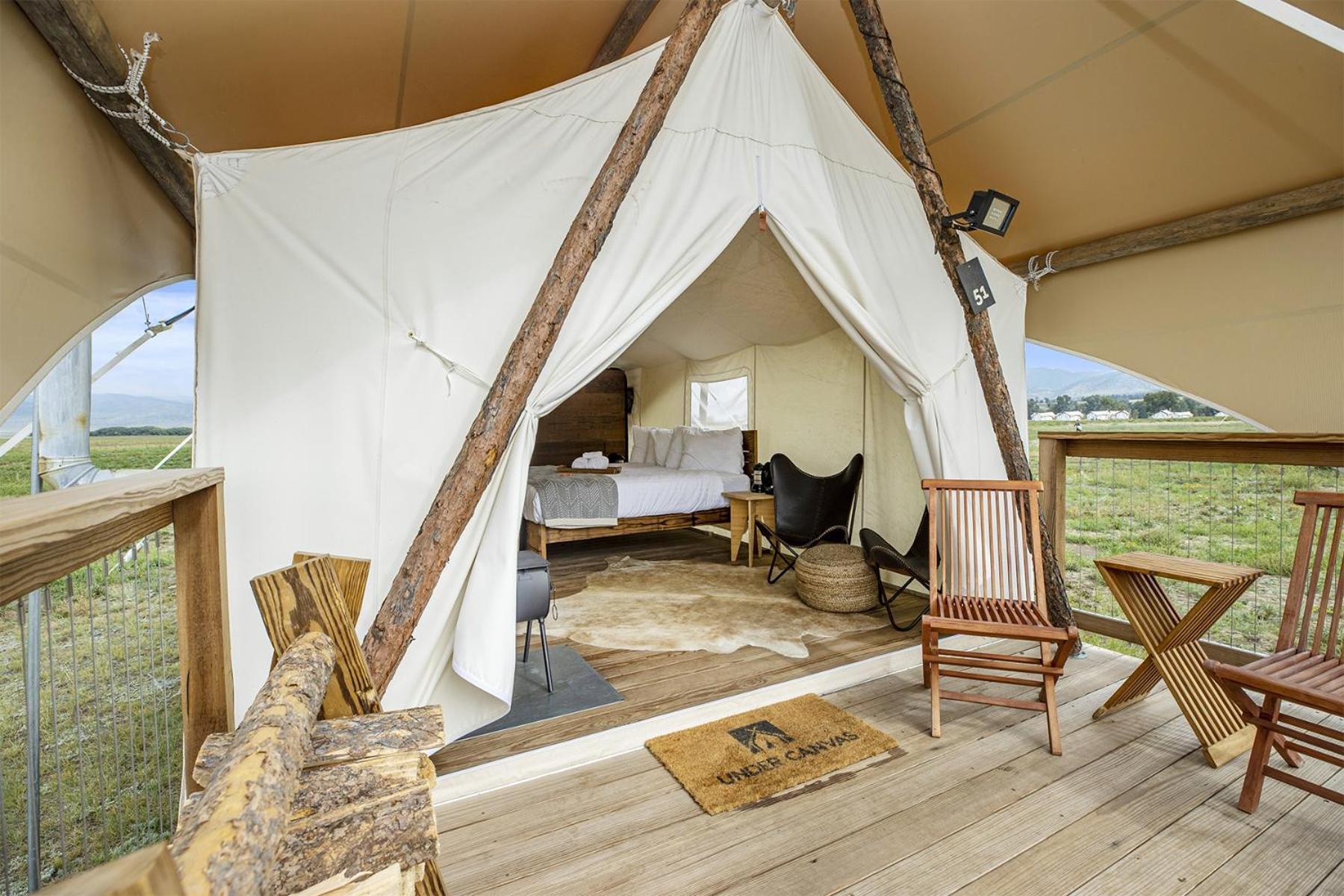 Under Canvas North Yellowstone - Paradise Valley Livingston Buitenkant foto