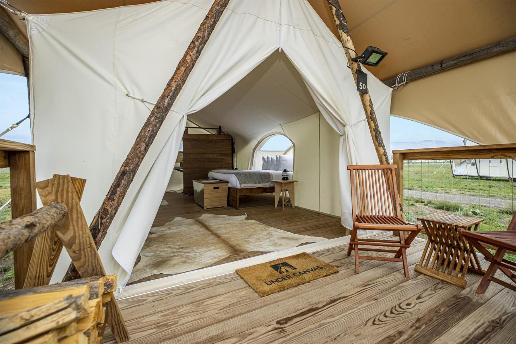 Under Canvas North Yellowstone - Paradise Valley Livingston Buitenkant foto