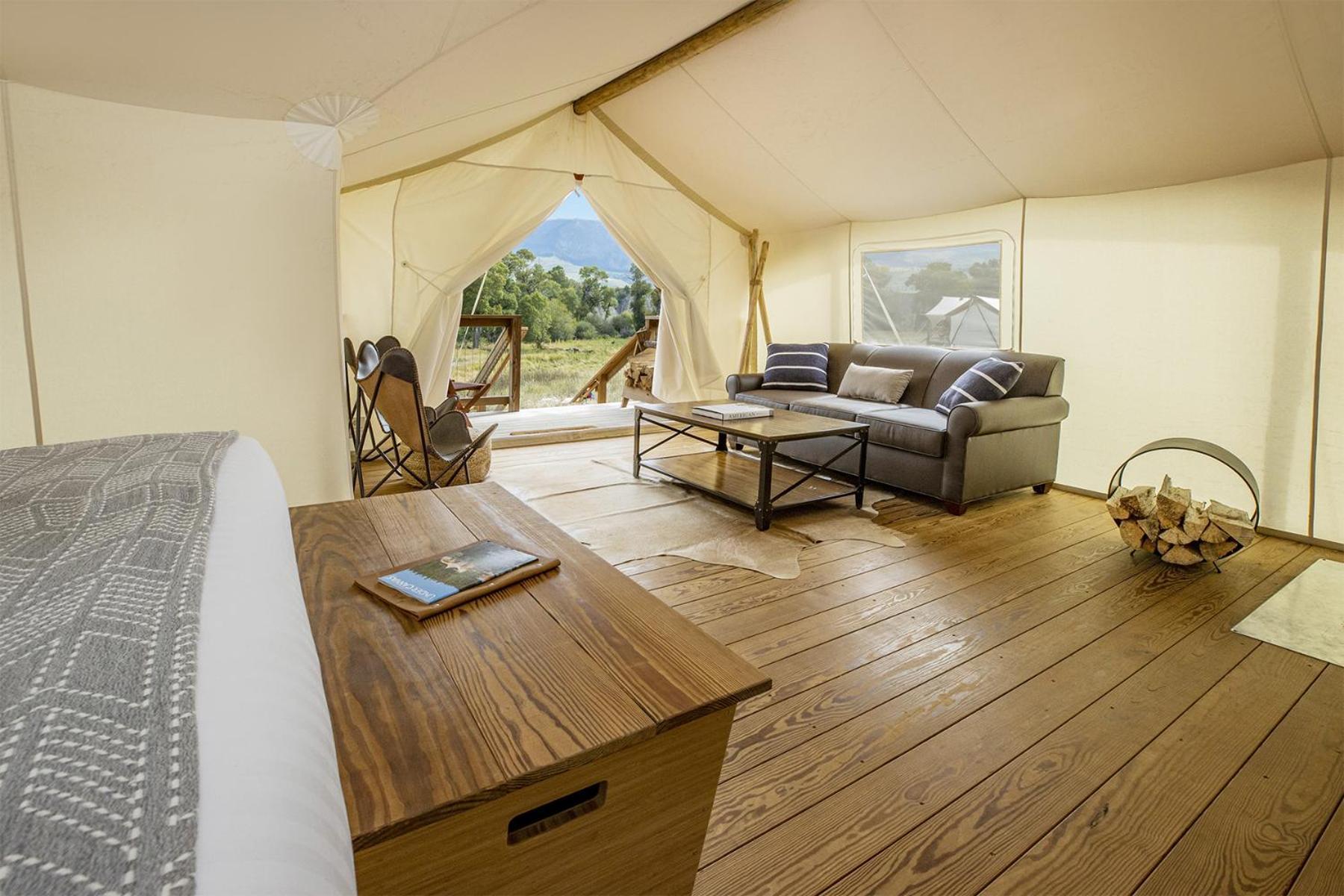 Under Canvas North Yellowstone - Paradise Valley Livingston Buitenkant foto