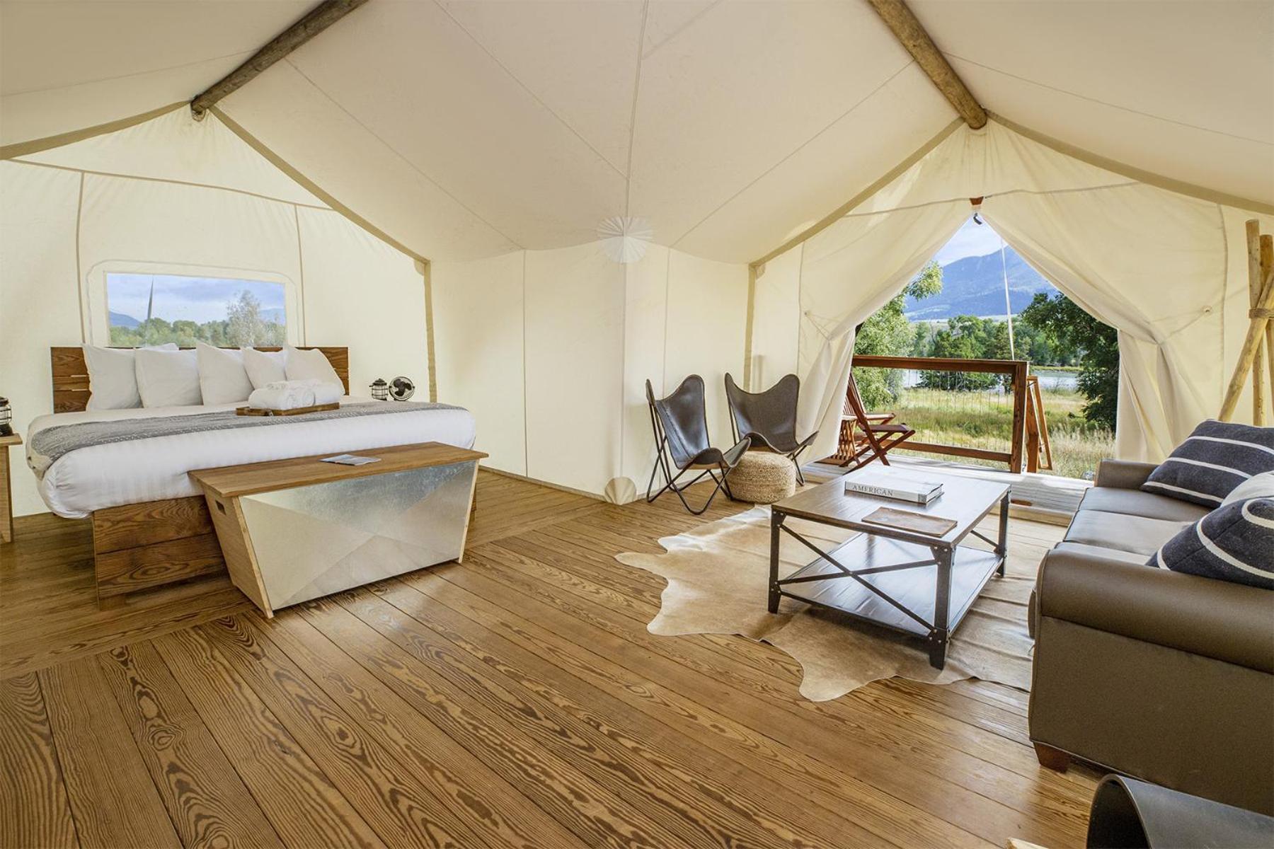 Under Canvas North Yellowstone - Paradise Valley Livingston Buitenkant foto