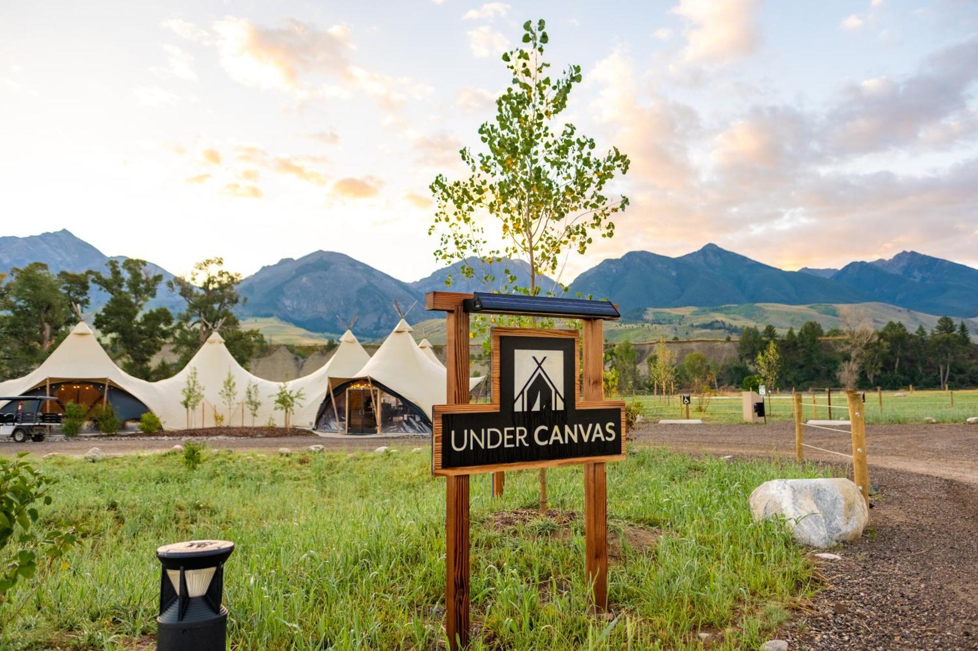 Under Canvas North Yellowstone - Paradise Valley Livingston Buitenkant foto