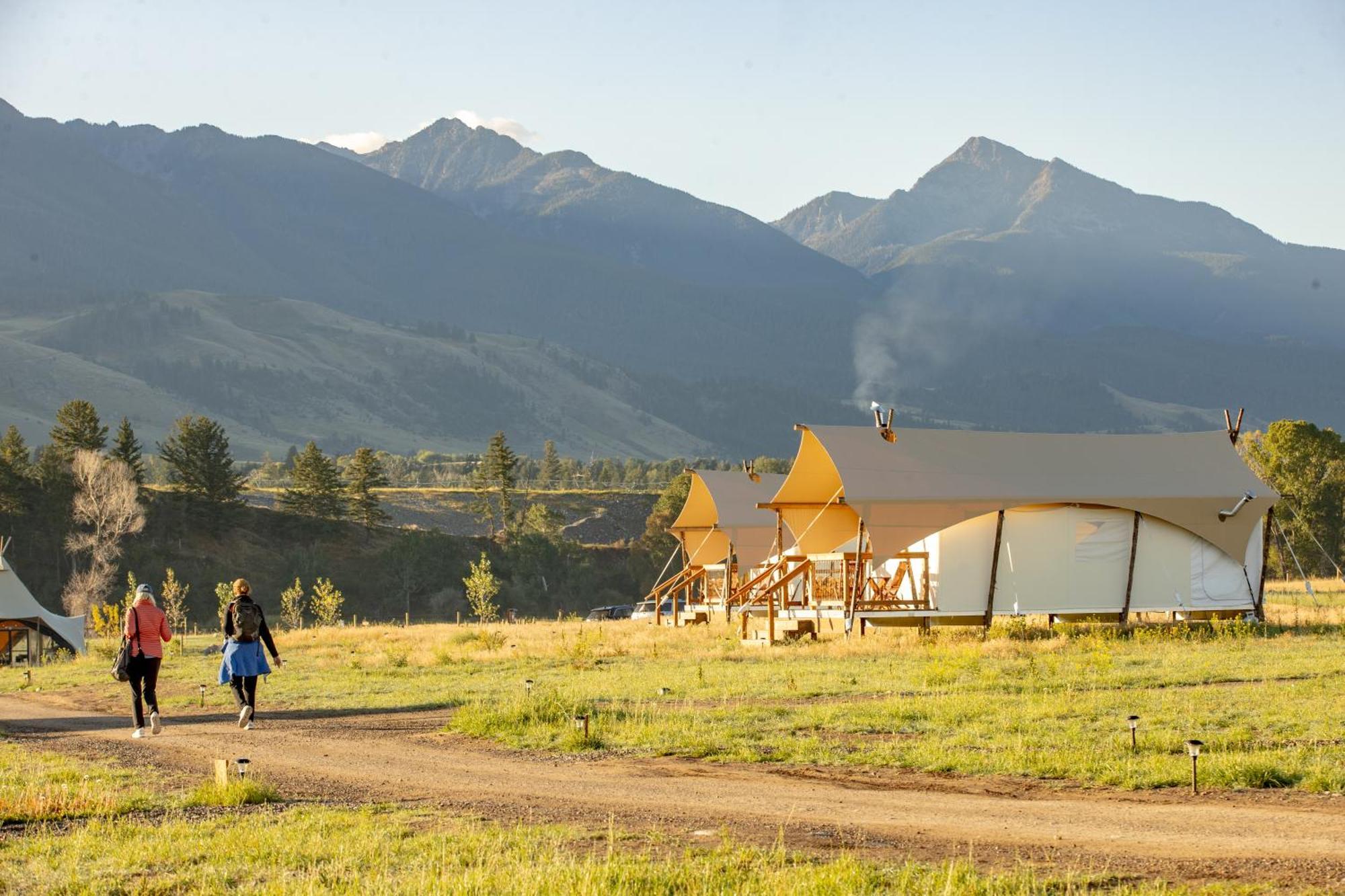 Under Canvas North Yellowstone - Paradise Valley Livingston Buitenkant foto