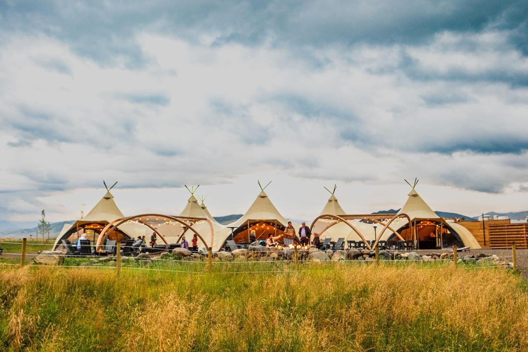 Under Canvas North Yellowstone - Paradise Valley Livingston Buitenkant foto
