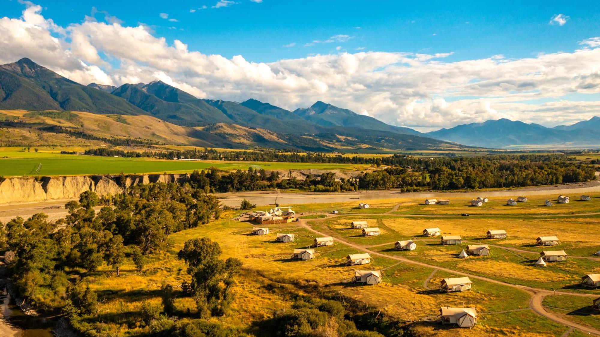 Under Canvas North Yellowstone - Paradise Valley Livingston Buitenkant foto