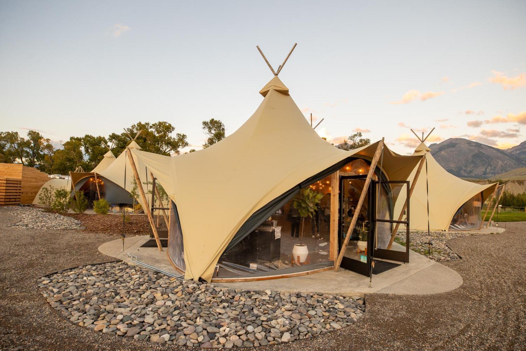 Under Canvas North Yellowstone - Paradise Valley Livingston Buitenkant foto